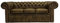 Original First Class Leder Chesterfield Schlafsofa | Sofa mit Schlaffunktion 3-Sitzer 200cm | Moss Green | Lieferzeit 2 bis 4 Wochen