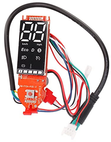 VGEBY Elektroroller-Armaturenbrett, Metallroller-Ersatz-Platine mit Klarer Datenanzeige FüR Elektroroller-ZubehöR Im Freien Elektro Roller