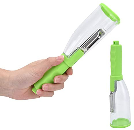 Potato Peeler,Vegetable Peeler Multifunction Peelr with Storage Box Ergonomic Non-Slip Handle for Kitchen Peeling Carrot Vegetables and Fruits