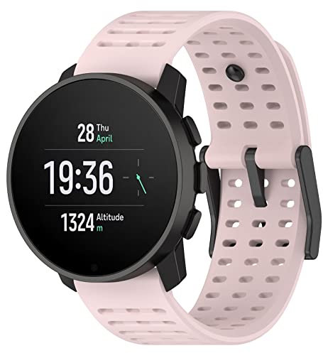 Watch Bands Fit for Suunto Vertical Women Men, Adjustable Replacement Bands Straps Wristbands Bracelet for Suunto 5 Peak/Suunto 9 Peak/Suunto Peak Pro Smartwatch (Pink)