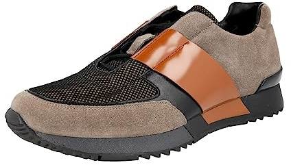 Prada Herren Braun Leder Sneaker 4E2572 43 EU/UK 9