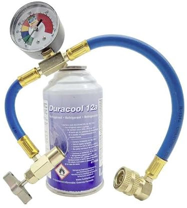 Pack 1 canette Duracool 12a et un flexible de recharge R134a basse pression