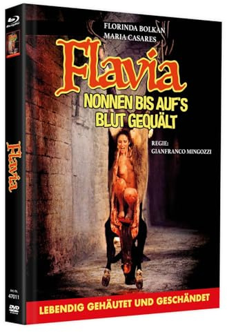 4 Disc Mediabook - Flavia - Nonnen bis Blut gequält ( Castigata die Gezüchtigte ) + Der Nonnenspiegel + Die Nonne von Verona Blu-Ray + DVD Cover F Limited 111er Edition