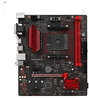 Taygate Placa Base la computadora Enchufe Am4 Fit For MSI B350M Gaming Pro Tarjeta Madre DDR4 32GB PCI-E 3.0 AMD B350 Escritorio MSI B350 Plato Principal AMD Ryzen M.2 SATA III