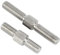 M3 M4 M5 M6 M8 M10 M12 M14 M16 304 Edelstahl Doppelkopf-Gewindestange Linksgewinde Rechts Doppelendgewinde Stangenbolzenbolzen (Size : 40mm, Color : M4-3pcs)