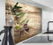 timalo Schutzplatte Spritzschutz Wand Spüle, Küche Küchenrückwand Glasoptik | Acryl Glas 2mm | Glasrückwand Acrylglas Küchenpaneele Küchenspiegel | 100x50cm Oliven altes Holz Olivenzweig