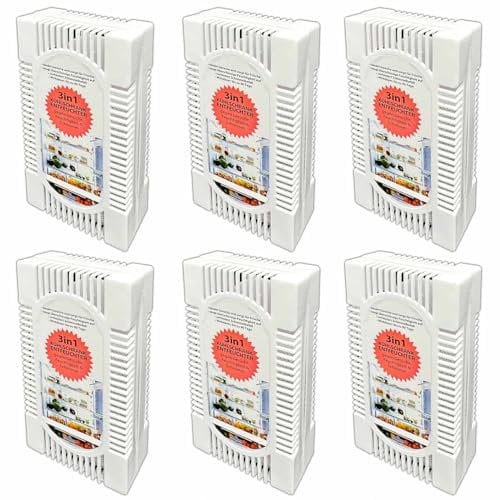 6 x deumidificatori per frigorifero, per eliminare odori e umidità e muffe