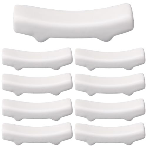 CRASPIRE 12 pz Poggia Bacchette Bianco Porcellana Giapponese Porta Bacchette in Ceramica Cinese Cena Cucchiaio Forchetta Pennello Supporto per Penna Rack Set per Controsoffitto Stoviglie Decorazione