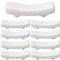 CRASPIRE 12 pz Poggia Bacchette Bianco Porcellana Giapponese Porta Bacchette in Ceramica Cinese Cena Cucchiaio Forchetta Pennello Supporto per Penna Rack Set per Controsoffitto Stoviglie Decorazione