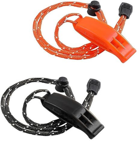 2 x Notfallpfeife, Signalpfeife, Trillerpfeife Laut Notfall, Rettungspfeife Outdoor, Notfallpfeife Signalpfeife, Trillerpfeife Laut Notfall Wandern für Notlagen und Notsignale bei, Wandern, Camping