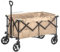 OTUEGFGFD Trolley Cart Outdoor Klappbarer Mehrzweckwagen Lagerwagen Einkaufswagen Camping Picknick Tragbarer Transportwagen Campingwagen Gartenwagen