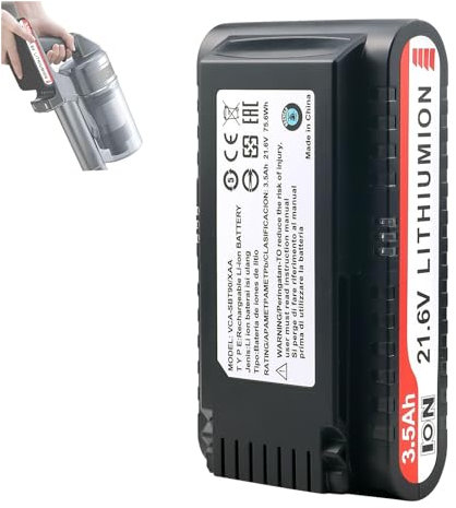 Batteria di ricambio agli ioni di litio da 3500 mAh compatibile con aspirapolvere senza fili Samsung Jet 90/Jet 75 - Batteria di alimentazione per prestazioni ottimali - 1 pezzo