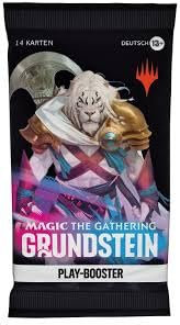 Grundstein Play -Booster DEUTSCH | Magic: The Gathering (1 Booster) | 14 Karten + Artwork oder Spielsteinkarte