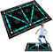 Pizens Fußballmatte 60 X 90cm, Fussball Trainingsmatte Ballkontrolle, rutschfeste Fussball Matte für Ideal als Fußball Trainingszubehör (A)