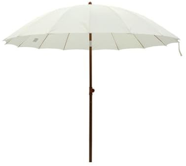 WDWDW 2 m runder Gartenschirm, Sonnenschutz für den Strand, tragbarer, neigbarer Außenschirm für den Balkon, Strand, Garten, Pool, Terrasse