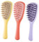 SHERCHPRY 3 Pezzi pettine per shampoo massaggi di grandi dimensioni districare riccio pettinare per donna districante per spazzole per pettine arricciacapelli per ricci pp