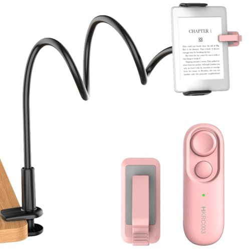 CHANGYUE RF Remote Control Page Turner for Kindle Paperwhite Oasis Kobo eReaders(Pink)