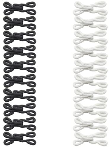 Lamppdcor 20pcs Closure di Gancio e Occhio per Abbigliamento, Tessuto di Fissaggio di Pelliccia Coperto per Mantello Giacca da Mantello