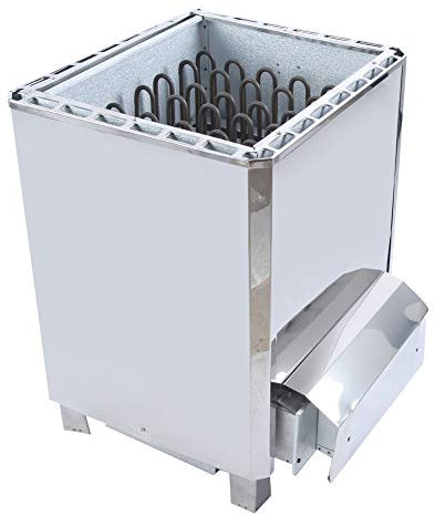 Yctze Calentador de Acero Inoxidable Generador de Trifásico con Control Mecánico para Sauna Room 380V Alta Eficiencia y Diseño Elegante (18KW)