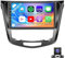 Autoradio per Ni-ssan Rogue X-Trail Qashqai J11 2014-2018,10 Pollici Android 14 Touch Screen GPS Navi con Wireless CarPlay Android Auto WiFi Bluetooth HD Fotocamera Posteriore SWC FM Radio(Size:L10)