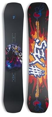 YES Sender XTRM Snowboard – High-Performance Freeride Board for Powerful Big Mountain Riding - Size 159W - Color Black - Season 2026