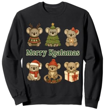 Merry Koala Mas Christmas Koalamas Weihnachtsmotiv Geschenk Sweatshirt