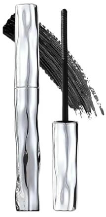 Schwarzer Mascara-Primer in Metalltube, Wimpern-Grundierung für geschwungene Wimpern, wasserfeste, langanhaltende Mascaras, natürlich definierte, geschwungene Wimperns (no Wimpernzange)