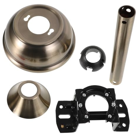 Kisangel Ceiling Fan Mounting Bracket Kit Random Color Stainless Steel Ceiling Fan Accessories with Stable and Secure Design for Bedroom and Living Room