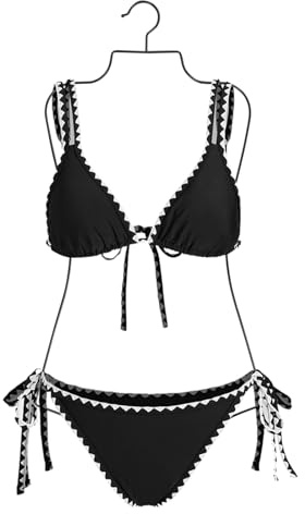 Lot de 10 cintres en Fer résistant à la Rouille pour Maillot de Bain | Bikini en Forme De Corps Pour maillots de bain - Cintre élégant en fil métallique, Présentoir de lingerie, Pliable