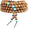108 Perlen Armband Tibetische buddhistische Buddha Meditation Natürliche Holz Mala Gebet Perlen Halskette