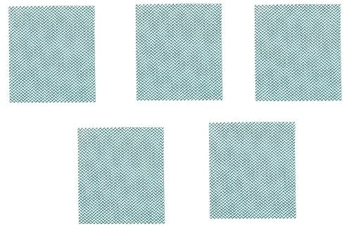 2Work Heavy Duty Non-Woven Cloth 380x400mm Green (Pack of 5) 2W08161