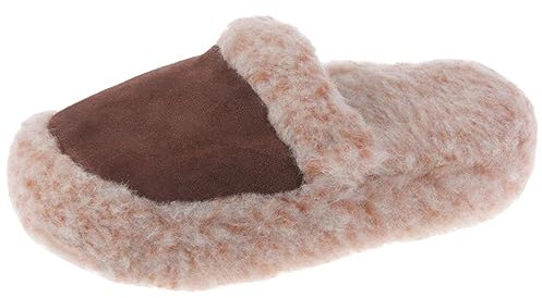 SAMs Unisex Hausschuhe Lammfell, Slipper Hellbraun, 38, TH-Lammfell