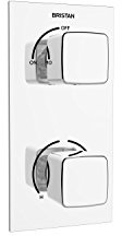 Bristan COB SHCVO C Cobalt Recessed Thermostatic Dual Control Shower Valve, Chrome