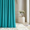 ROOM99 Vorhang mit Silberen Ösen Aura 140 x 250 cm Breite x Höhe Schiebegardinen Deko Modern Curtain Gardine Wohnzimmer Schlafzimmer Türkis, 1 Stück