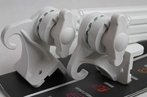 AWITALIA -1 COPPIA BRACCETTI PER TENDA DA SOLE A CADUTA IN ALLUMINIO DA CM.50 BRACCI TENDE DA SOLE COLORE BIANCO SNODO IN ALLUMINIO RINFORZATO GARANTITO 10 ANNI MADE IN ITALIA