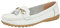 Boulevard Womens/Ladies Action Leather Tassle Loafers (5 UK) (White)