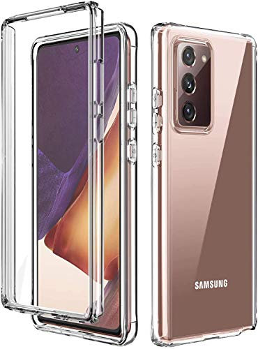 AICase Samsung Galaxy Note 20 Ultra Case, Crystal Clear Case Anti-Scratch Hard PC + Soft TPU Slim Fit Drop Protection Shockproof Cover for Note 20 Ultra 5G 6.9 Inch(2020)