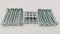 HMH-Shop Bettschraube sechskant M6x50mm / M6x60mm / M6x70mm / M6x100mm Möbelschraube Quermutter M6 (16, Bettschraube M6x60mm + Quermutter)