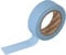 INNSPIRO Masking Tape Washi Hellblau 15 mm x 10 m Serie Glatt Basic