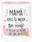 LA MENTE ES MARAVILLOSA - Taza de Cerámica con Frase |Mamá, Eres lo Mejor que Tengo y Yo Soy lo Mejor que Has Hecho| 330 ml Regalo Original para una Persona Especial, Taza de Café