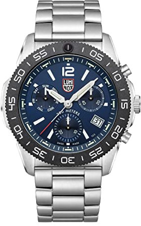 Luminox Herren Analog Schweizer Quarzwerk Uhr mit Edelstahl Armband XS.3144