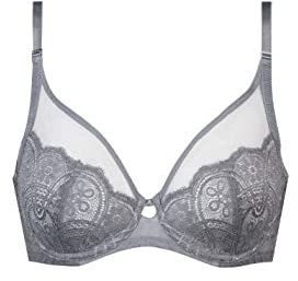 Mey Dessous Serie Stunning Damen Bügel-BHS Lovely Grey 85C(85C)