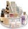 95Street Organizador de maquillaje, organizador de belleza giratorio de 360 grados para cosméticos, perfumes, joyas, almacenamiento de maquillaje giratorio para tocador, mesa de dormitorio, cristal
