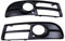 FREAZE Auto-Nebelscheinwerfer-Kühlergrill-Abdeckung, vorderer unterer Stoßfänger, passend for Audi A4 S4 B7 Limousine Avant Cabrio S-Line Quattro 2005–2009 (Color : 1 Pair)