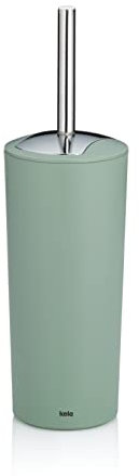 KELA Toilettenbürste, 4 Stück, Grün, Kunststoff, Rund, 36,5 cm