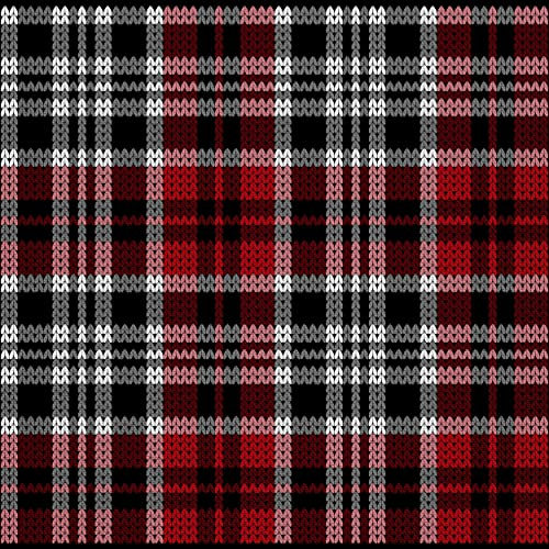 HEKO PANELS Oxford Wasserdichte Meterware Canvas Polyester Stoff Zum Nähen, Möbel- und Dekostoffe, Handwerken, Wasserabweisend, Blickdicht, Kariert Rot, 1 Meter 155 x 100 cm