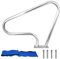 Rampe Piscine en Acier Inoxydable, 98 * 81cm Main Courante Rail Barre D'Appui De Piscines Tube avec Housse Poignée, Main Courante pour Entrée en Pente Spa Parc Aquatique (Size : 1 Pack)