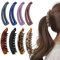 Lot de 8 pinces à cheveux bananes - Grands peignes à double peigne pour cheveux épais - Clip de support pour queue de cheval solide - Pinces antidérapantes - Accessoires pour femmes et filles -