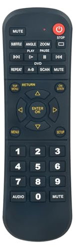 RC2K New Replacement Remote Control fit for Yamaha DVD Player Recorder DVD-E600 DVD-S550 DVD-S557 YHT-470 YHT-540 YHT-560 DVS-5650 DVDS540 DVS5650 DVD-S540 DV-S5750 DV-S5751