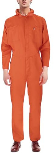MNRIUOCII Abbigliamento da lavoro basic da uomo, tuta da lavoro, tuta da lavoro, tuta protettiva, protegge in modo affidabile dagli odori di stalla, materiale impermeabile, resistente allo sporco,